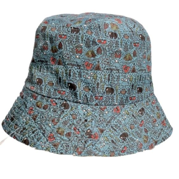 FLOPPY TOPS BABY Camping Hiking Bucket Hat 20 inch Head Band - Picture 1 of 10